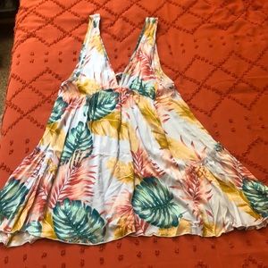 Colorful flowy summer dress